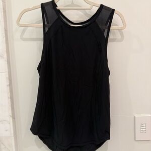 lululemon athletica Black Mesh Tank Top